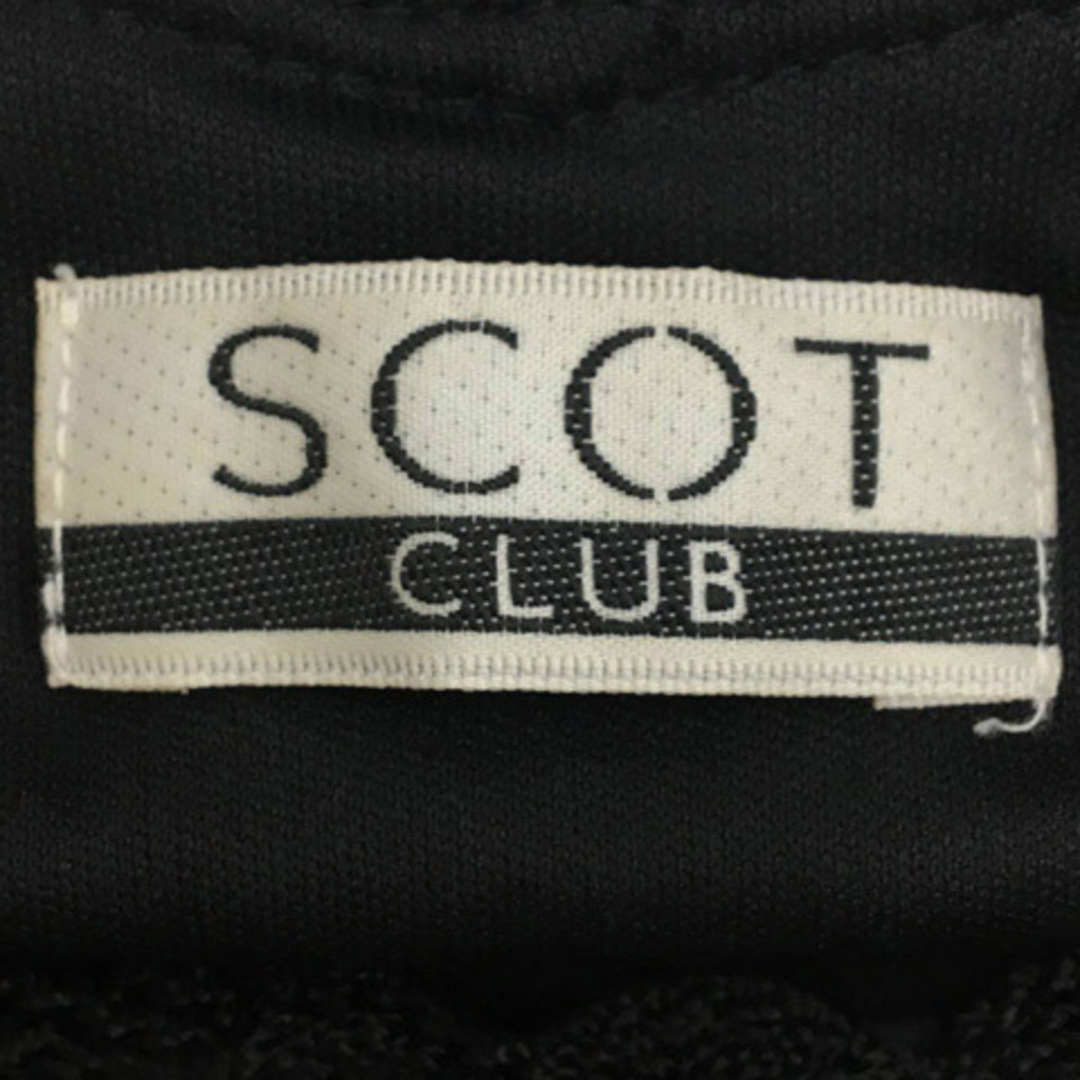 SCOT CLUB(スコットクラブ)のスコットクラブ ワンピース ロング 透かし編み ノースリーブ 9号 黒 レディースのワンピース(ロングワンピース/マキシワンピース)の商品写真