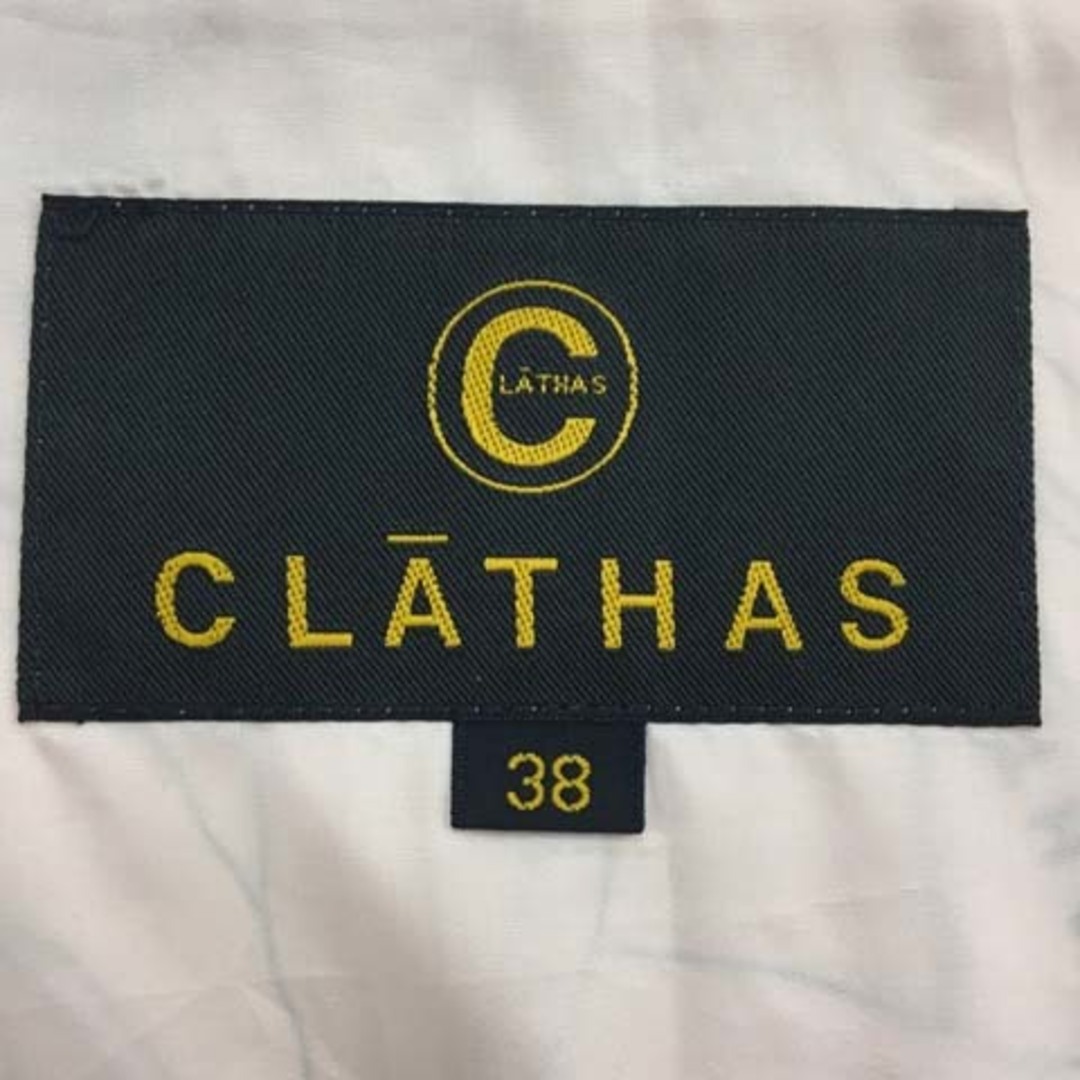 CLATHAS(クレイサス)のクレイサス ワンピース Iライン マーメイド ひざ丈 総柄 38 ピンク 黒 レディースのワンピース(ひざ丈ワンピース)の商品写真