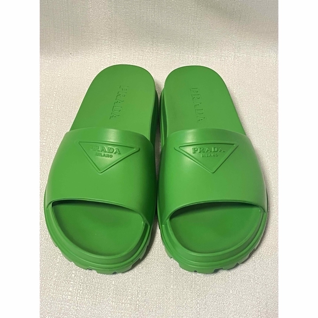 PRADA - 追加お値下げ【新品】PRADAプラダ ラバースライド PRADA - 追加お値下げ【新品】PRADAプラダ ラバースライド