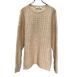 アクネストゥディオズ(Acne Studios)のOUR LEGACY 22AW POPOVER ROUNDNECK Camel Cable Fuzzy Alpaca ポップオーバーラウンドネックケーブルニット 定価67,100円(ニット/セーター)