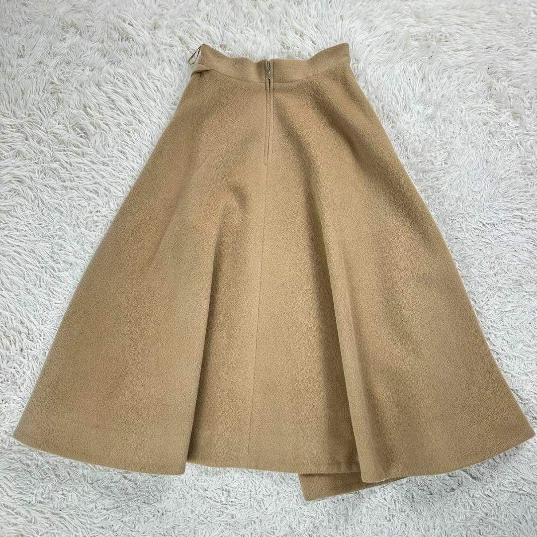 SHE TOKYO シートーキョー　シャギー　アンゴララップスカート　ウール　M レディースのスカート(ロングスカート)の商品写真