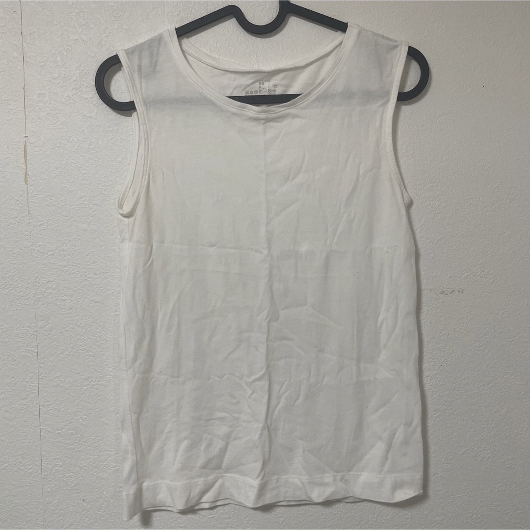 MUJI (無印良品)(ムジルシリョウヒン)の無印良品　ノースリーブシャツ　タンクトップ メンズのトップス(Tシャツ/カットソー(半袖/袖なし))の商品写真