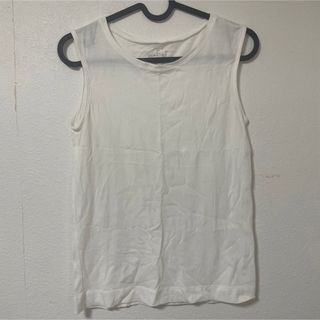 ムジルシリョウヒン(MUJI (無印良品))の無印良品　ノースリーブシャツ　タンクトップ(Tシャツ/カットソー(半袖/袖なし))