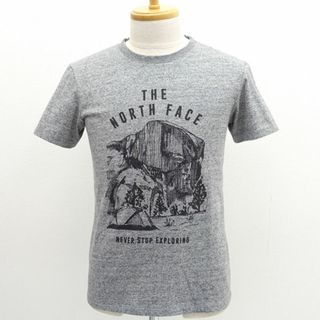 THE NORTH FACE / ノースフェイス ◆TシャツVIEW POINT TEE/半袖/グレー/サイズM NT31852 【メンズ/MEN/男性/ボーイズ/紳士】 メンズファッション【中古】 [0220488963](Tシャツ/カットソー(半袖/袖なし))