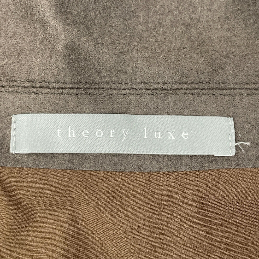Theory luxe(セオリーリュクス)のセオリーリュクス 22年 ブラウン ウール ジレ 38 レディースのワンピース(その他)の商品写真