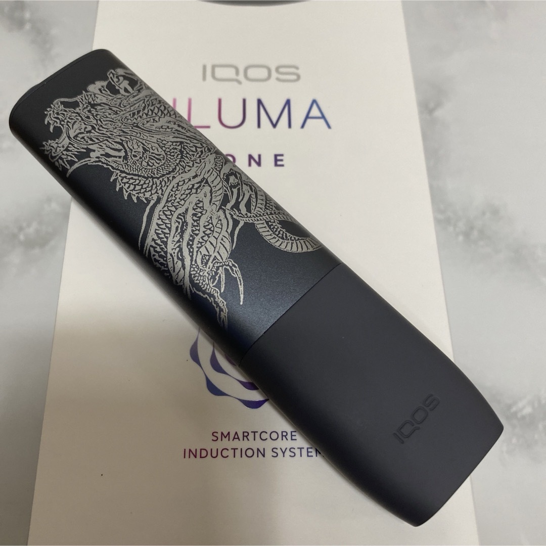 IQOS(アイコス)のiQOS ILUMA ONE イルマワン 昇り龍 レーザー加工 ドラゴン 和柄 メンズのファッション小物(タバコグッズ)の商品写真