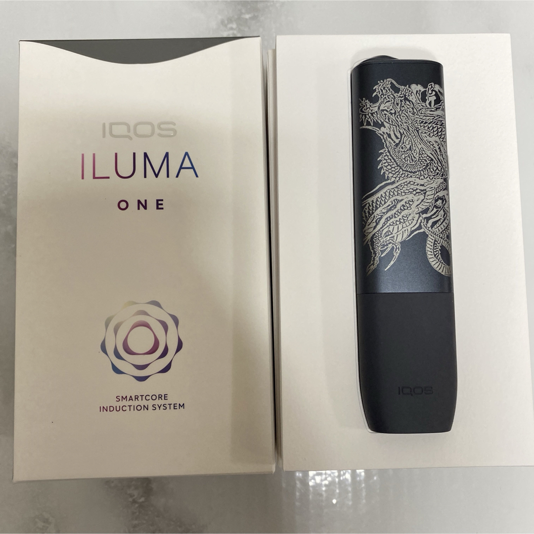IQOS(アイコス)のiQOS ILUMA ONE イルマワン 昇り龍 レーザー加工 ドラゴン 和柄 メンズのファッション小物(タバコグッズ)の商品写真