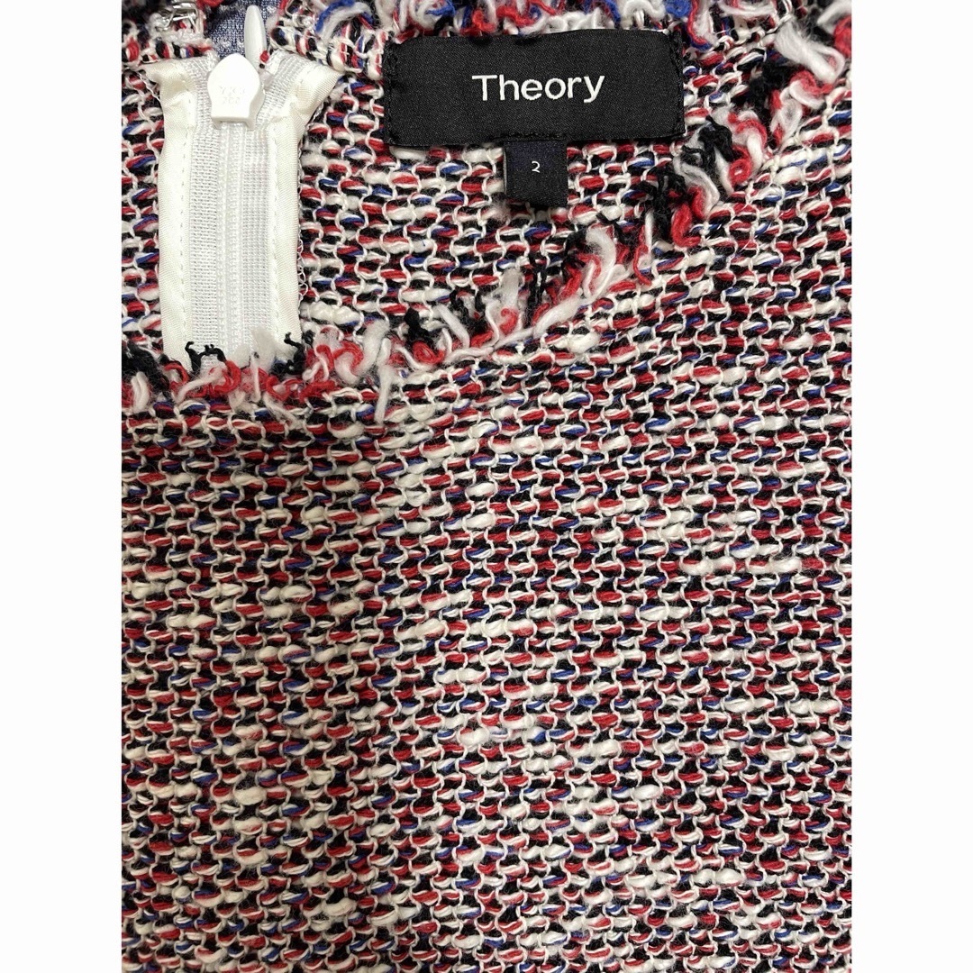 theory(セオリー)のTheory 18SS ツイードブラウス　サイズ2 レディースのトップス(シャツ/ブラウス(半袖/袖なし))の商品写真