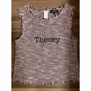 セオリー(theory)のTheory 18SS ツイードブラウス　サイズ2(シャツ/ブラウス(半袖/袖なし))