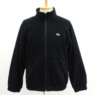 ラコステ(LACOSTE)のLACOSTE / ラコステ ◆フリースジャケット/ワンポイントロゴ/ブラック/サイズ4 SH372S 【メンズ/MEN/男性/ボーイズ/紳士】 メンズファッション【中古】 [0220489451](ダッフルコート)