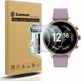 【3枚セット】Suoman for fossil gen 6 保護フィルム 9H(ノーカラージャケット)