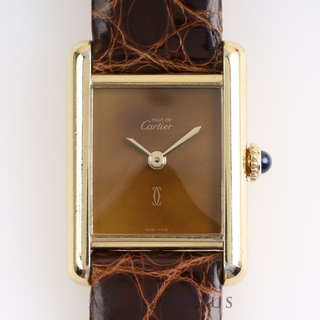 Cartier - カルティエ マストタンクSM 手巻き SV925 純正尾錠 Cartier - カルティエ マストタンクSM 手巻き SV925 純正尾錠