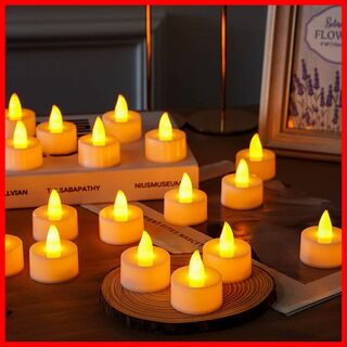 【特価商品】サムコス 24個 LEDキャンドルライト クリスマス飾り 癒しの灯り