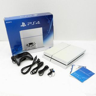 ソニー(SONY)のSONY / ソニー ◆PlayStation4 PS4 プレステ4 本体 ホワイト 500GB ※欠品あり CUH-1200A B02 家電【中古】 [0220489945](家庭用ゲーム機本体)