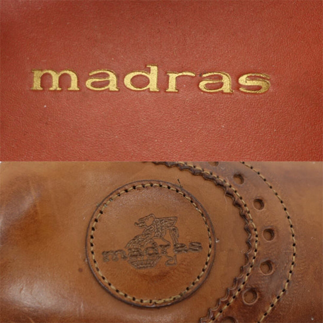 madras ◆ドレスシューズ/レザー/ブラウン/24.5cm M255 【メンズ/MEN/男性/ボーイズ/紳士】【靴/クツ/シューズ/SHOES】 メンズファッション【中古】 [0220490138] メンズの靴/シューズ(スニーカー)の商品写真