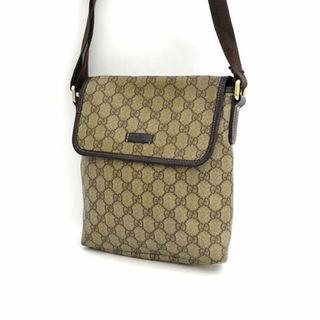 グッチ(Gucci)のGUCCI / グッチ ■ショルダーバッグ GGスプリーム ブラウン ベージュ 223666-203998 【バッグ/バック/BAG/鞄/カバン】 ブランド【中古】 [0990013260](ショルダーバッグ)