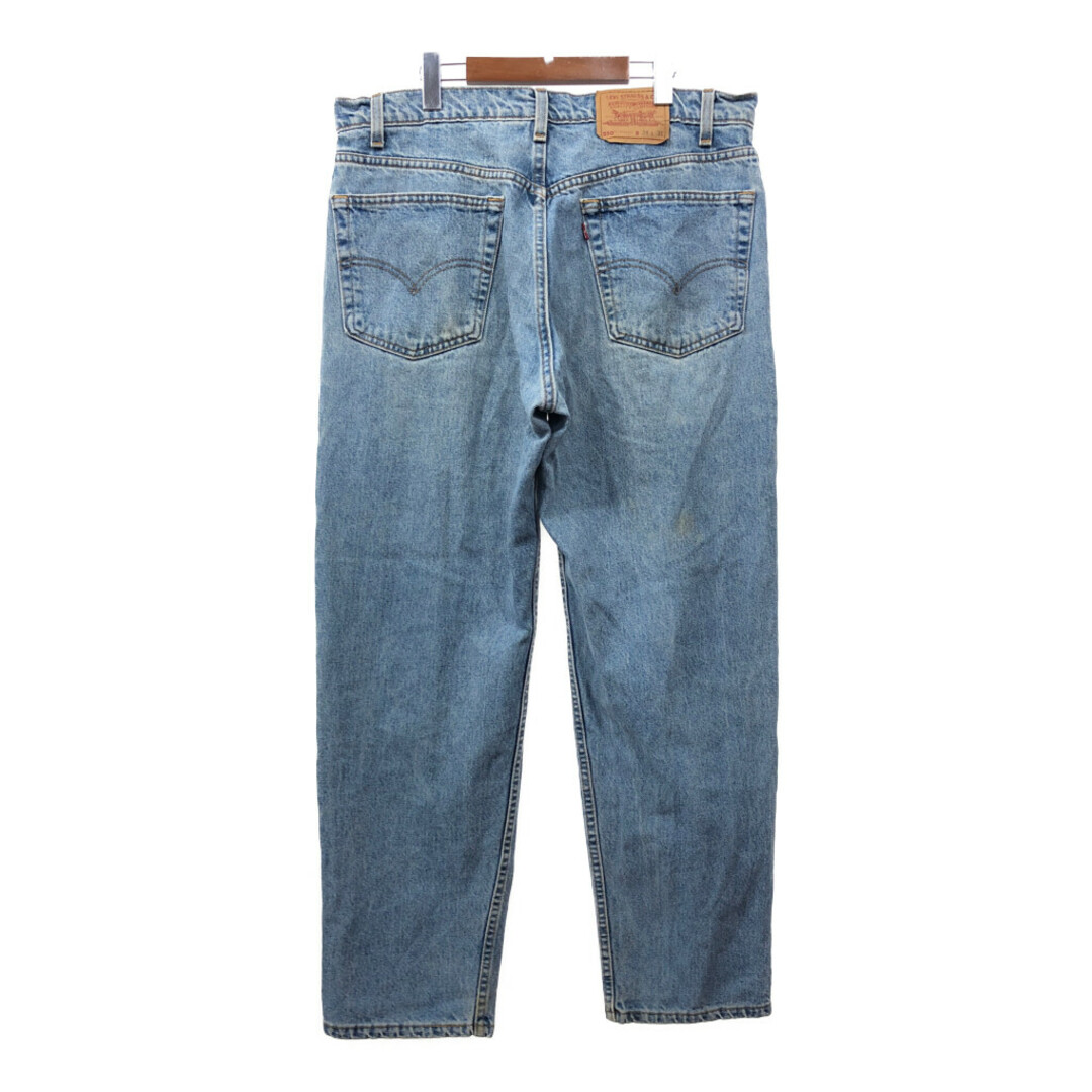 Levi's(リーバイス)の90年代 USA製 Levi's リーバイス 550 デニムパンツ 大きいサイズ ライトブルー (メンズ W38 L31) 中古 古着 Q7167 メンズのパンツ(デニム/ジーンズ)の商品写真