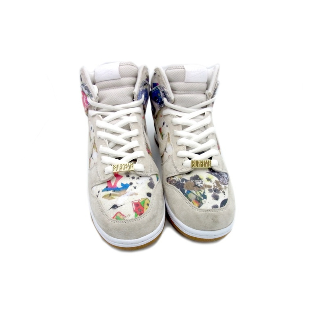 NIKE(ナイキ)のナイキ NIKE × シュプリーム Supreme ■ 【 SB DUNK HIGH Rammellzee FD8779 100 】 エスビー ダンクハイ ラメルジー スニーカー　w19088 メンズの靴/シューズ(スニーカー)の商品写真