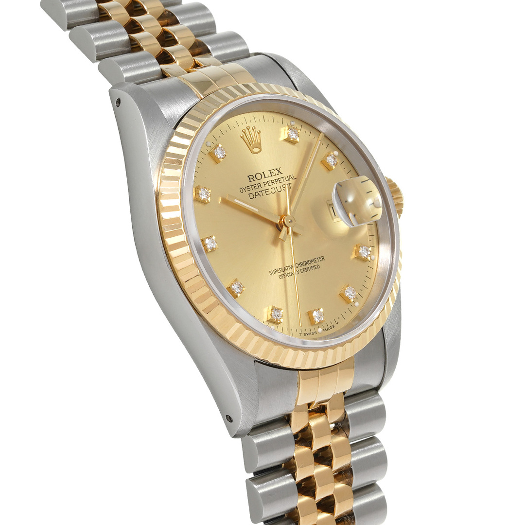 ROLEX(ロレックス)の中古 ロレックス ROLEX 16233G X番(1991年頃製造) シャンパン /ダイヤモンド メンズ 腕時計 メンズの時計(腕時計(アナログ))の商品写真