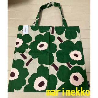 marimekko - 新品　marimekko マリメッコ　トートバッグ　グリーン　エコバッグ　緑