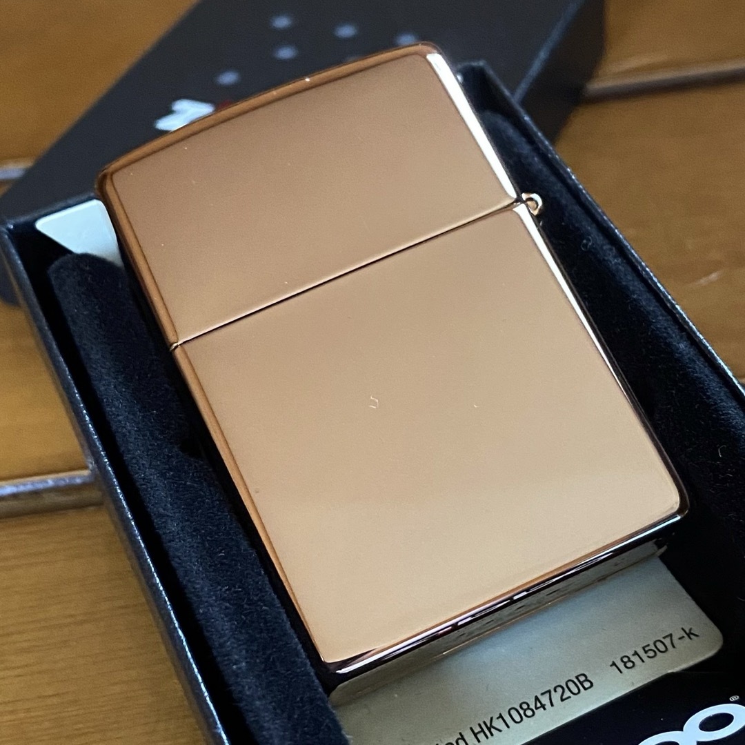 ZIPPO(ジッポー)のZIPPO USA 桜の木 ローズゴールド 和柄 ジッポー 新品 オイルライター メンズのファッション小物(タバコグッズ)の商品写真