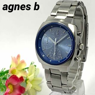 アニエスベー(agnes b.)の163 agnes b アニエスベー メンズ 腕時計 クロノグラフ ビンテージ(腕時計(アナログ))
