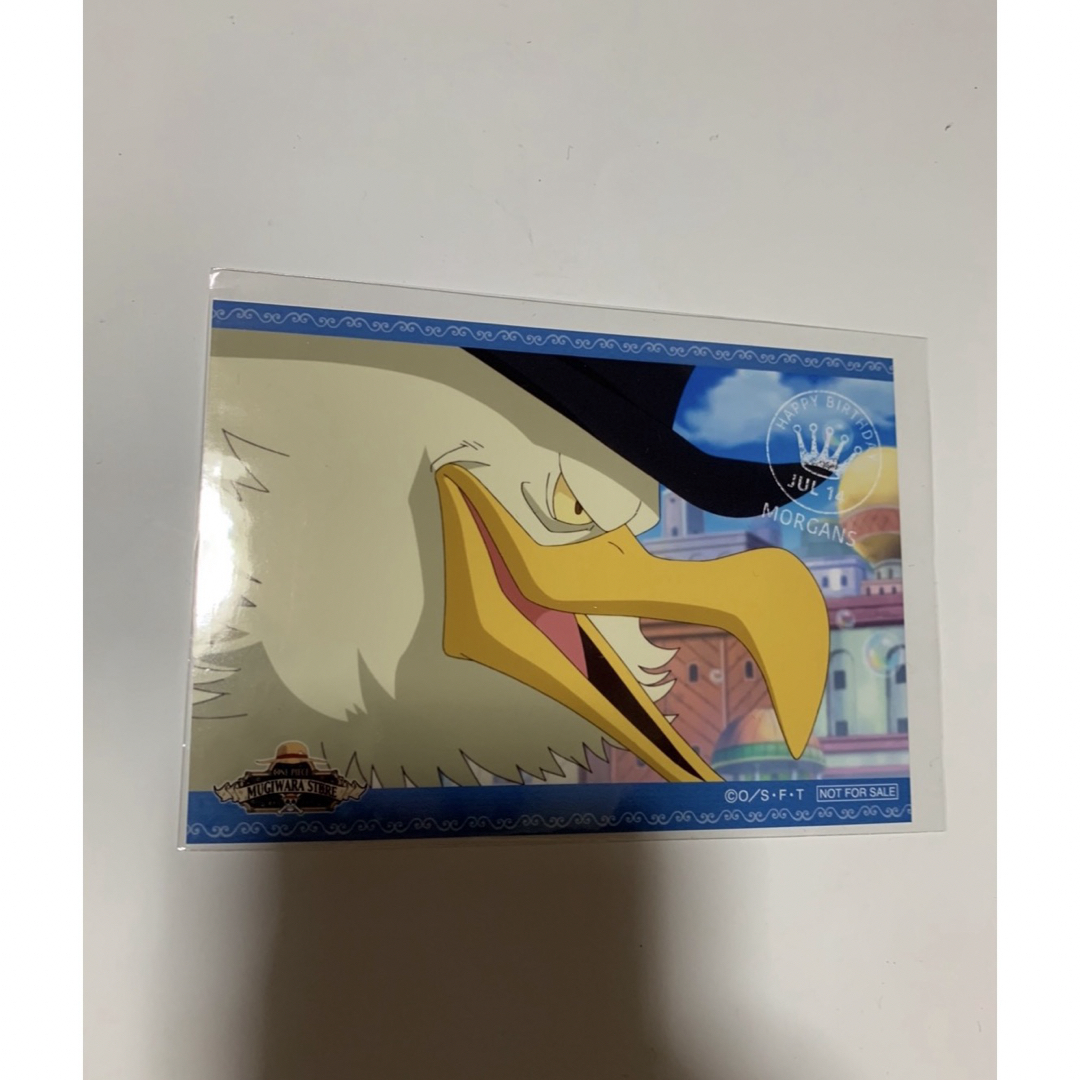 ONE PIECE(ワンピース)のワンピース　モルガンズ　バースデーブロマイド　麦わらストア特典　 エンタメ/ホビーのアニメグッズ(カード)の商品写真