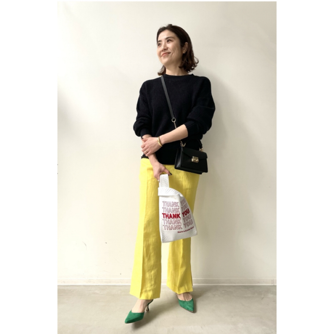 美品!L´Appartement Linen Boys Knit ネイビー 美品!L´Appartement Linen Boys Knit ネイビー