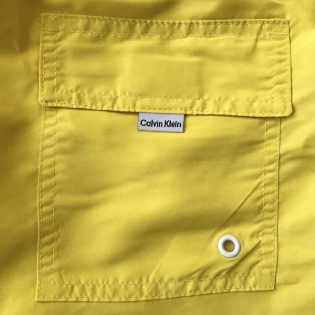 Calvin Klein(カルバンクライン)のレア【新品】カルバンクライン USA メンズ 水着 M イエロー 下着 メンズの水着/浴衣(水着)の商品写真