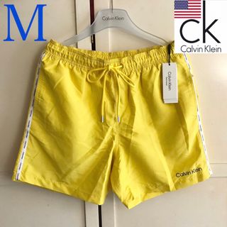 カルバンクライン(Calvin Klein)のレア【新品】カルバンクライン USA メンズ 水着 M イエロー 下着(水着)