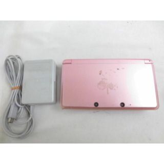  訳あり ゲーム ニンテンドー3DS 本体 ジャンク品 CTR-001 ピンク 動作品 充電ケーブル付き(携帯用ゲーム機本体)