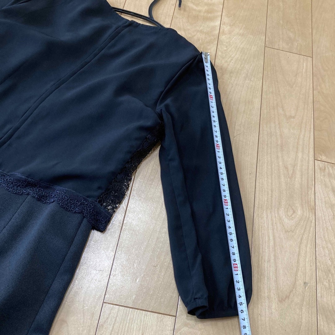 Belluna(ベルーナ)のベルーナ　ブラックスーツ　フォーマル　レディース　7AR Sサイズ レディースのフォーマル/ドレス(礼服/喪服)の商品写真