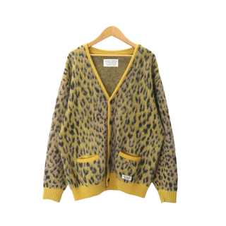 WACKO MARIA - WACKO MARIA 22aw MOHAIR KNIT CARDIGAN LEOPARD