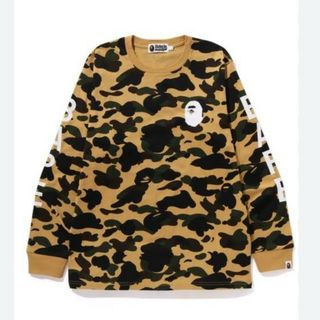 アベイシングエイプ(A BATHING APE)のape 長袖Tシャツ(Tシャツ/カットソー(半袖/袖なし))