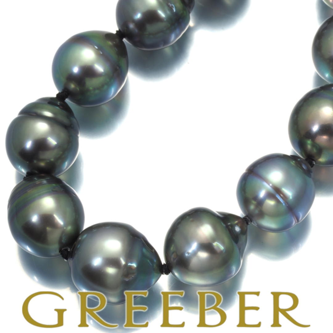 TASAKI - タサキ ネックレス バロックパール 黒蝶真珠 9.2-12.0 TASAKI - タサキ ネックレス バロックパール 黒蝶真珠 9.2-12.0