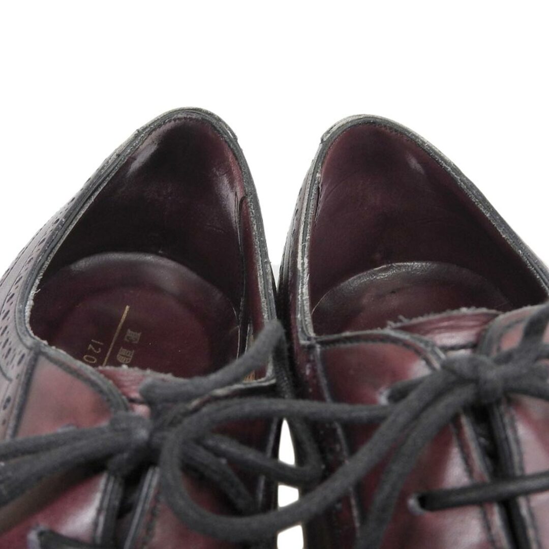 EDWARD GREEN(エドワードグリーン)のエドワードグリーン EDWARDGREEN エドワードグリーン 120周年記念 ブランメル スチールトゥ フルブローグ レザー シューズ バーガンディ 7 1/2 7 1/2 メンズの靴/シューズ(その他)の商品写真
