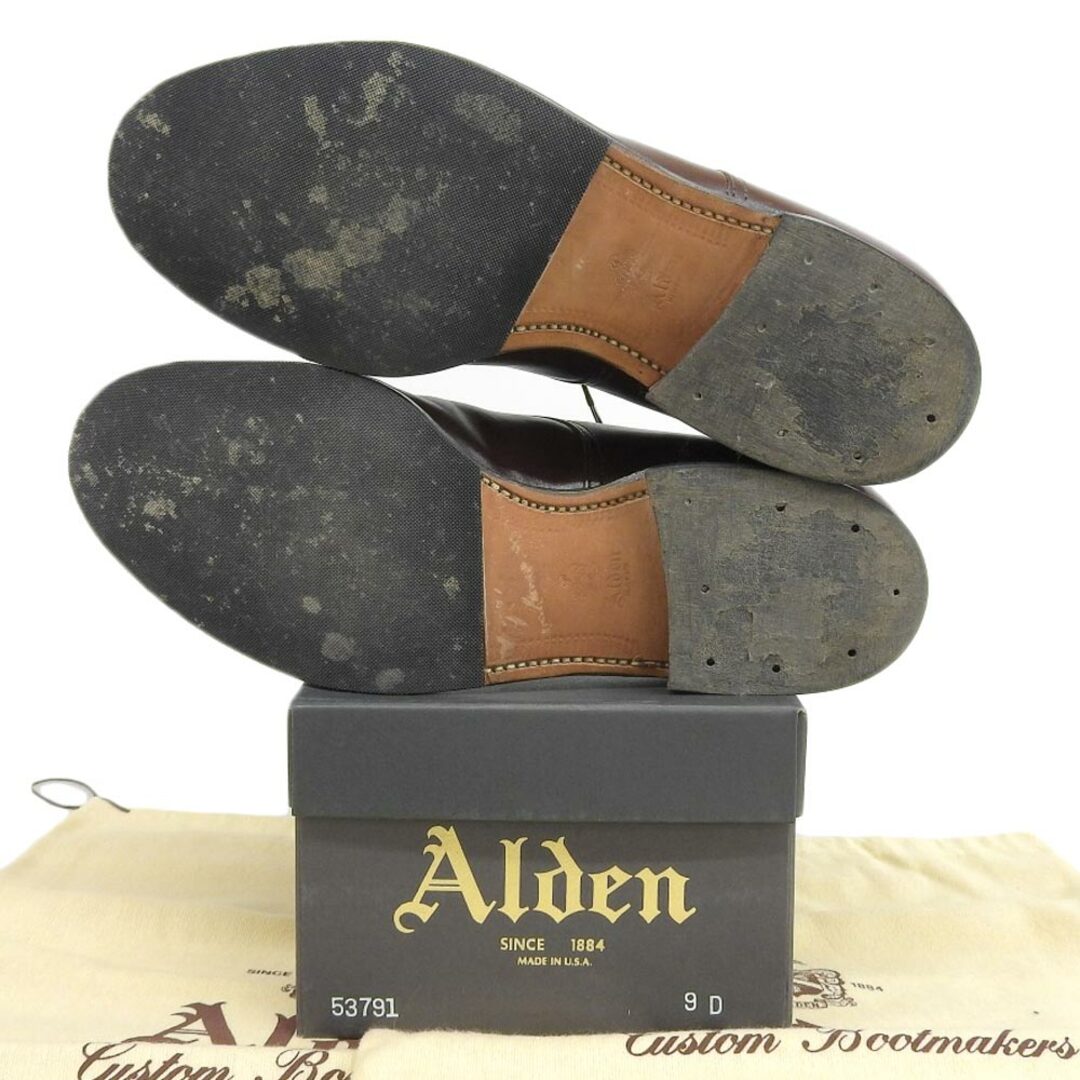 Alden(オールデン)のオールデン Alden オールデン アナトミカ別注 モディファイドラスト レザー ドレスシューズ メンズ ブラウン 9 53791 9 メンズの靴/シューズ(その他)の商品写真