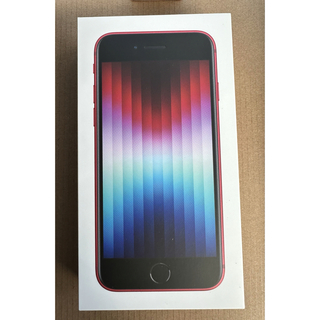 アップル(Apple)の【新品未開封】iPhone SE 128G RED(スマートフォン本体)