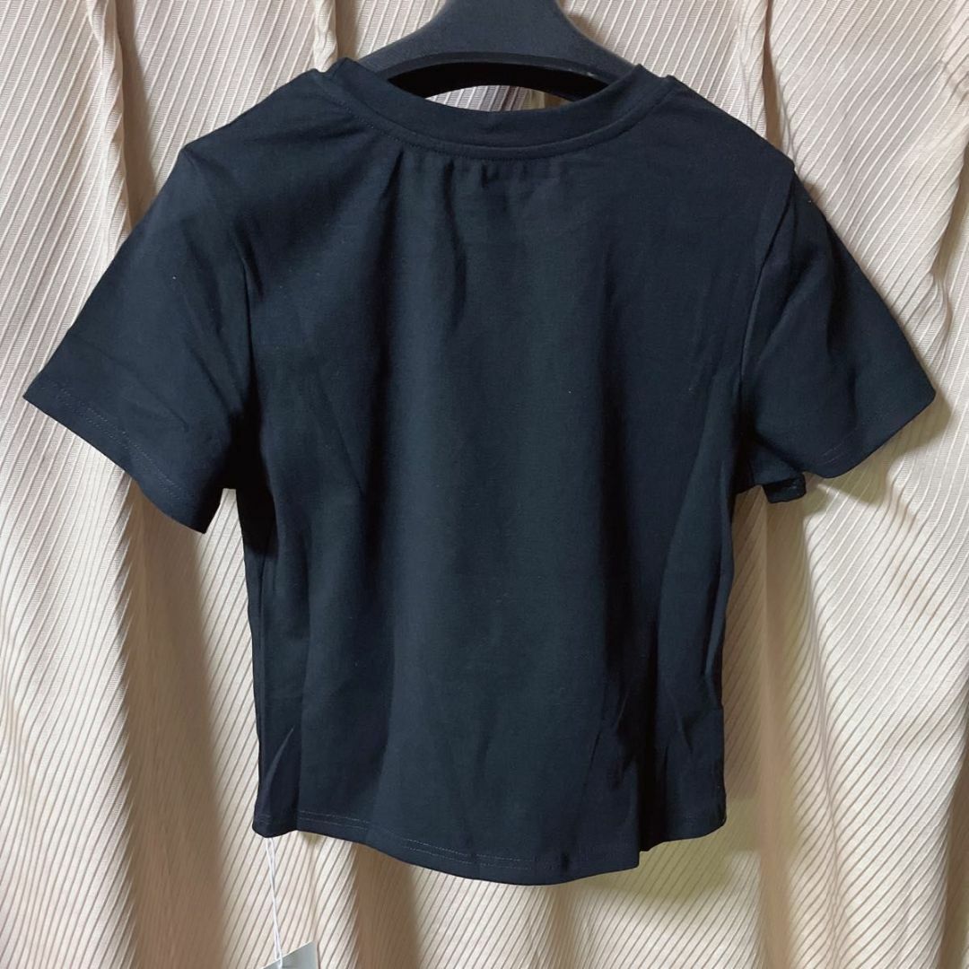 ポイントリボン　Tシャツ　トップス　ちびT バレエコア　シズニルック　y2k レディースのトップス(Tシャツ(半袖/袖なし))の商品写真