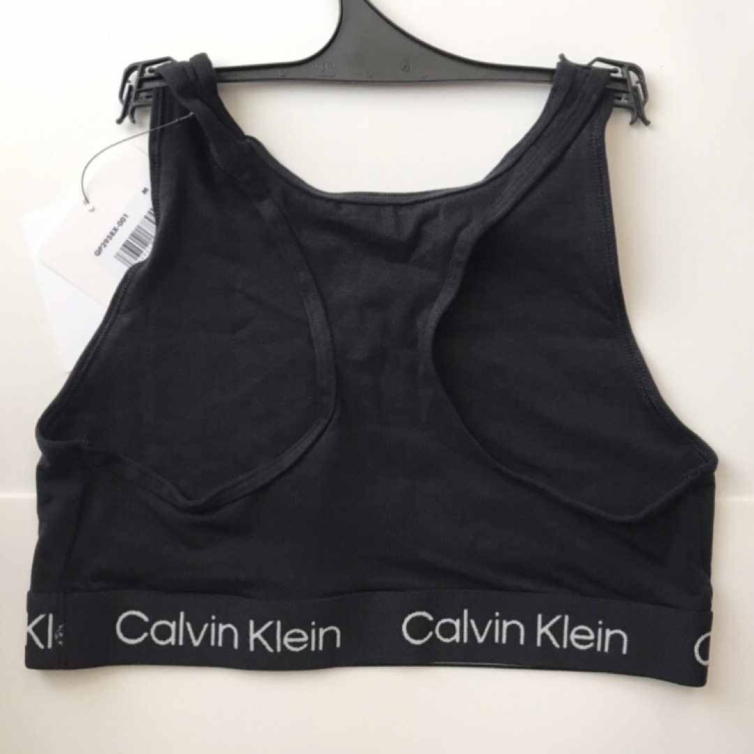 Calvin Klein(カルバンクライン)のレア ck 新品 USA カルバンクライン ブラ ショーツ 下着 黒 M レディースの下着/アンダーウェア(ブラ&ショーツセット)の商品写真