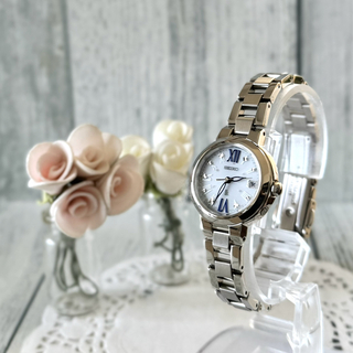セイコー(SEIKO)の【美品】SEIKO ルキア 腕時計 1B22-0CN0 電波ソーラー(腕時計)