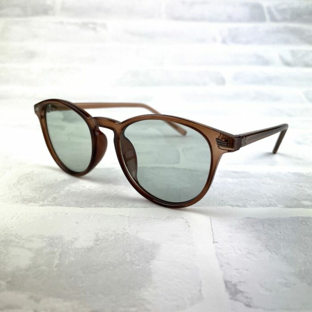 ボストン サングラス 人気 送料無料 眼鏡 ウェリントン ライトグリーン メンズのファッション小物(サングラス/メガネ)の商品写真