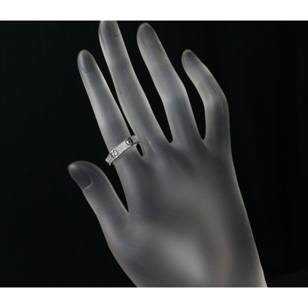 Gucci(グッチ)のグッチ リング ダイヤ アイコンスターダスト 11号 K18WG  レディースのアクセサリー(リング(指輪))の商品写真