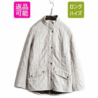 ■ Barbour キャバルリー ポーラー キルト ジャケット ( 12 レディース M 程) 古着 バブアー キルティング ジャンパー 3ワラント コート(ブルゾン)