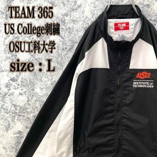 ヴィンテージ(VINTAGE)のP52【大人気】US古着TEAM365カレッジ刺繍OSU薄手ナイロンジャケット(ナイロンジャケット)