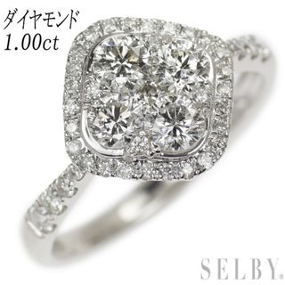 K18WG ダイヤモンド リング 1.00ct(リング(指輪))