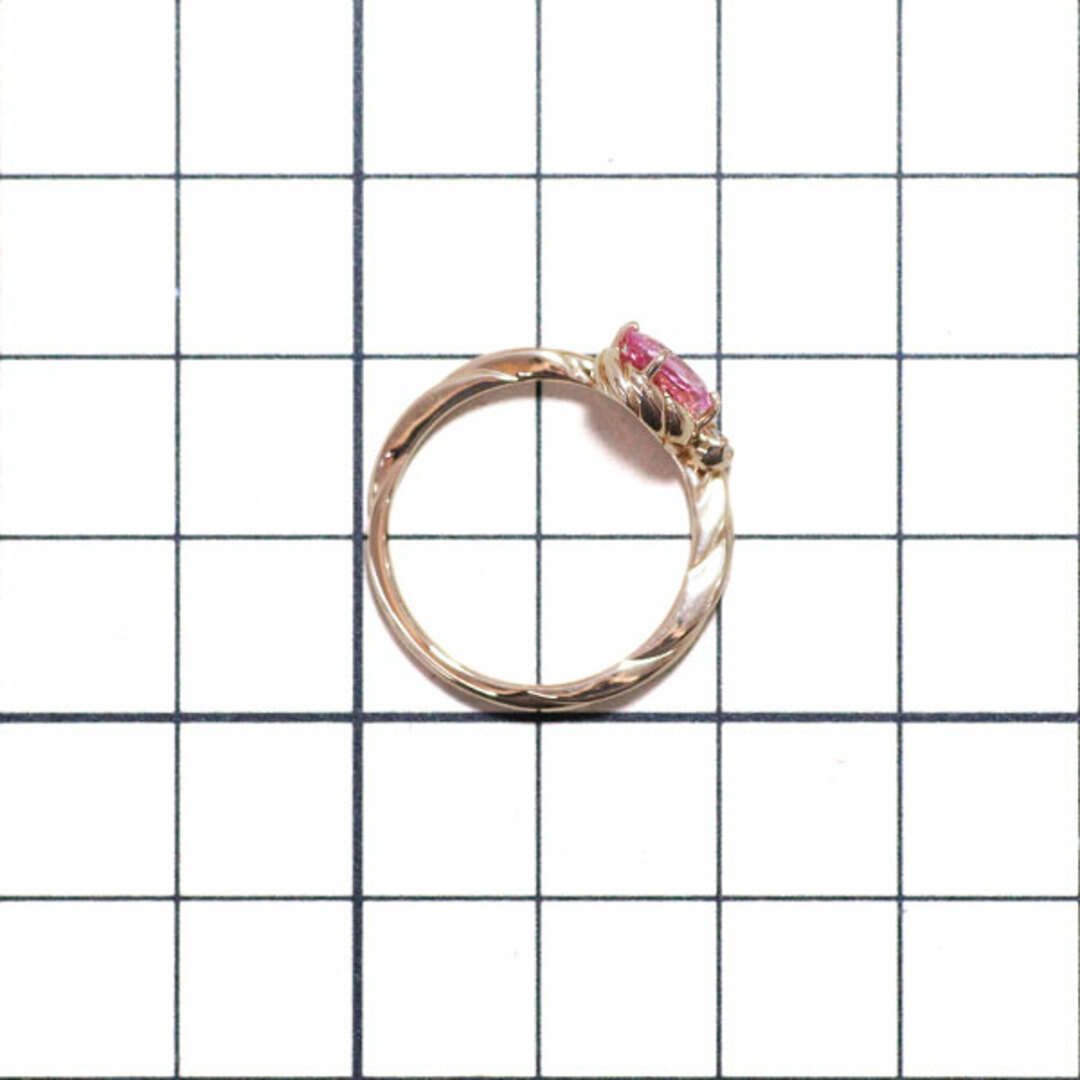 ニナリッチ K18PG ピンクサファイア ダイヤモンド リング レディースのアクセサリー(リング(指輪))の商品写真
