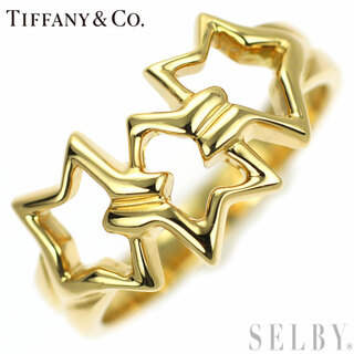 ティファニー(Tiffany & Co.)のティファニー K18YG リング トリプルスター(リング(指輪))