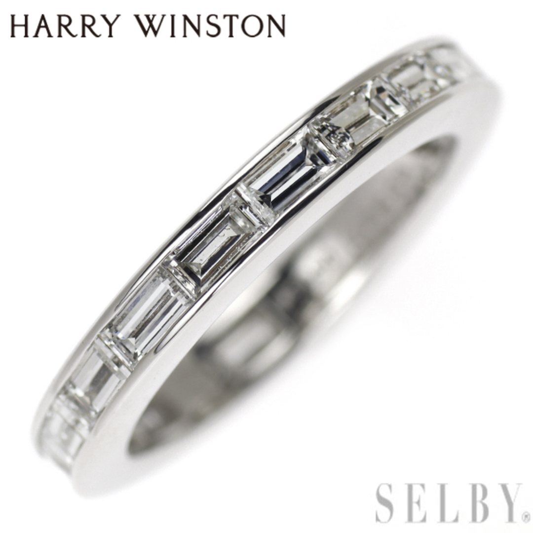 HARRY WINSTON(ハリーウィンストン)のハリーウィンストン Pt950 バゲット ダイヤモンド リング チャネルセット レディースのアクセサリー(リング(指輪))の商品写真