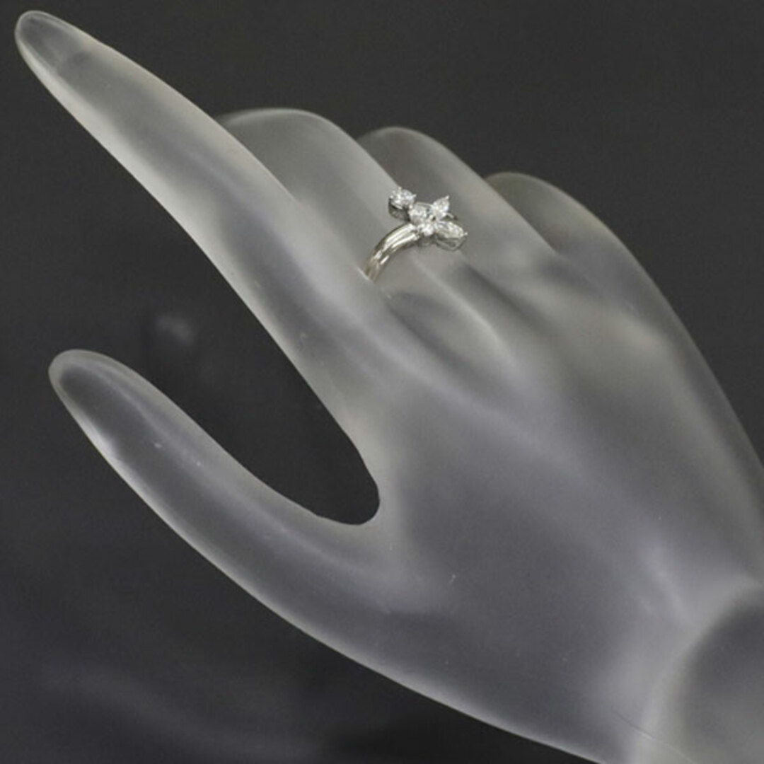  K18WG ダイヤモンド リング 0.40ct 蝶 レディースのアクセサリー(リング(指輪))の商品写真
